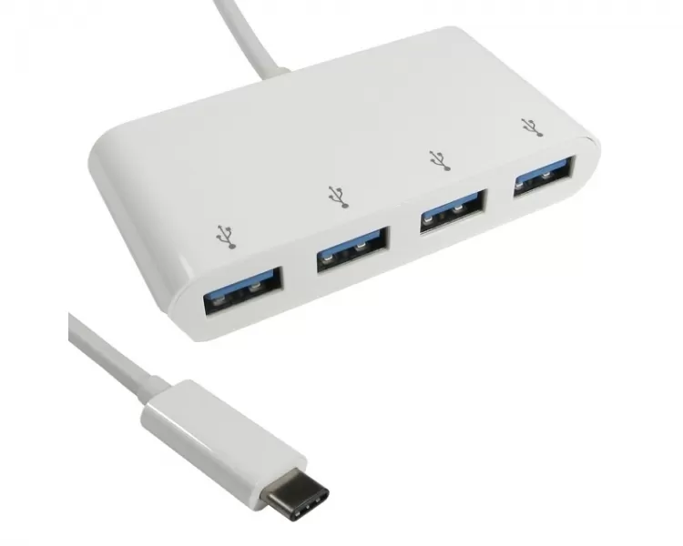 E-GREEN E-GREEN Hub USB 3.1 tip C 4 port bijeli