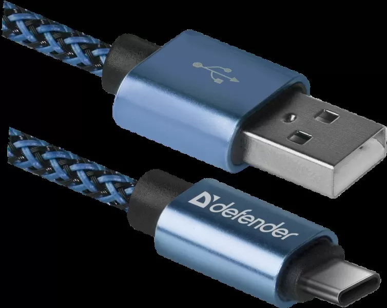 Defender Technology Defender Technology KABL USB cable, Blue, AM-Type-