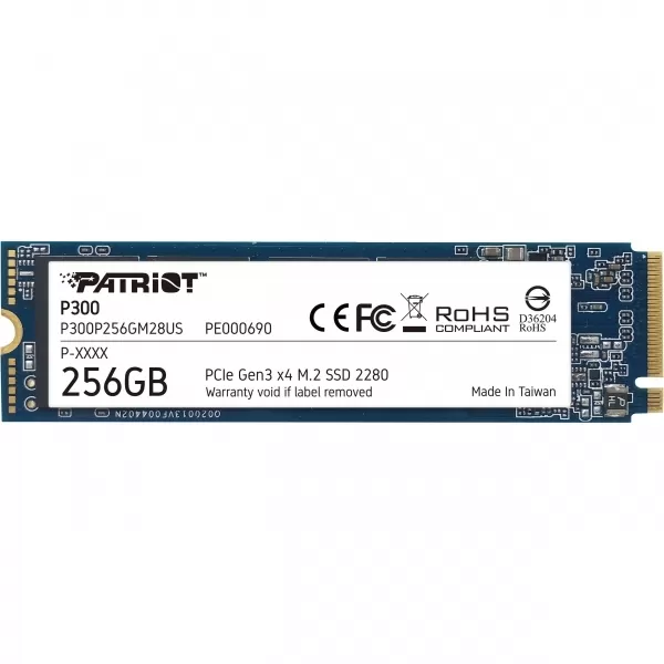 Patriot Patriot SSD 256GB M.2 NVMe PCIe P300 (r/w: 1700/11