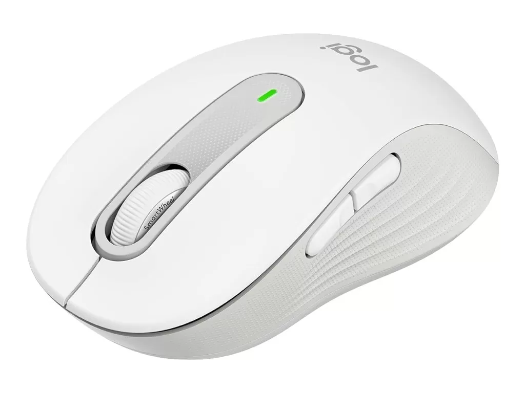 LOGITECH Signature M650 Wireless Bluetooth Mouse, 4000 dpi, 10 m wireless range, Off-White