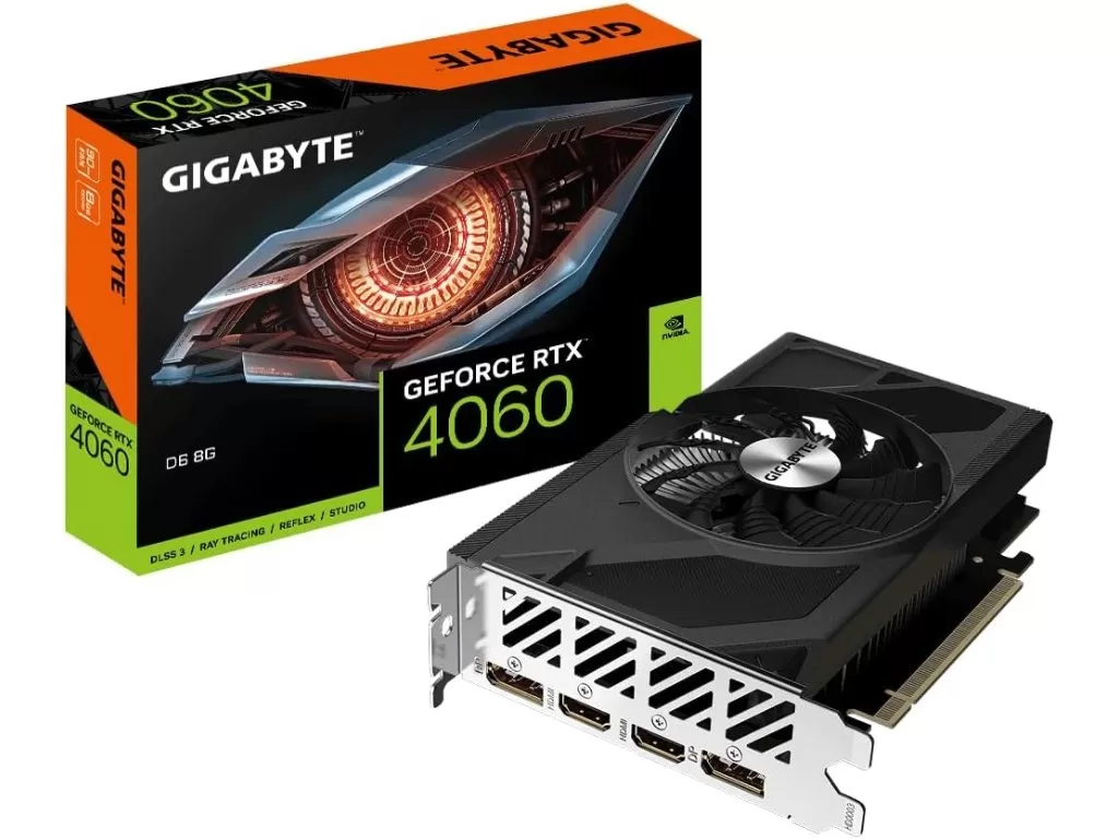 GIGABYTE VGA NVIDIA GeForce RTX 4060 8GB GDDR6, 128 bit, DP*2(1.4a)/HDMI*2(2.1a), COMPACT 17x12x4 cm