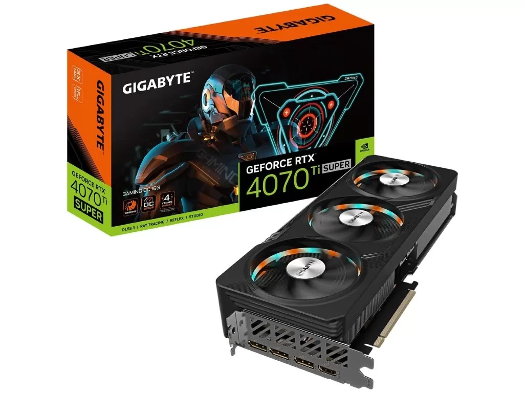 GIGABYTE VGA NVIDIA GeForce RTX 4070 Ti SUPER GAMING OC