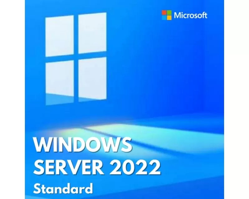 MICROSOFT Windows Server 2022 Standard 64bit English DVD 16 
