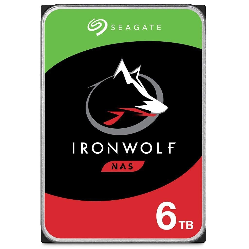 SEAGATE IronWolf NAS HDD 6TB, ST6000VN001, 256MB cache, SATA 6Gb/s, 5400 rpm