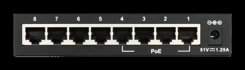 D-Link D-Link Switch DES-1008PA 8 Port FE 4 PoE Ports