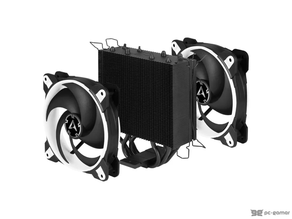 ARCTIC Freezer 34 eSports DUO CPU Cooler with BioniX P-Series Fans, 200-2100 rpm, INTEL/AMD, White