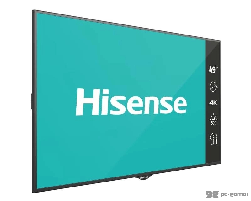 HISENSE 49BM66AE 4K UHD Digital Signage Display - 24/7 Operation
