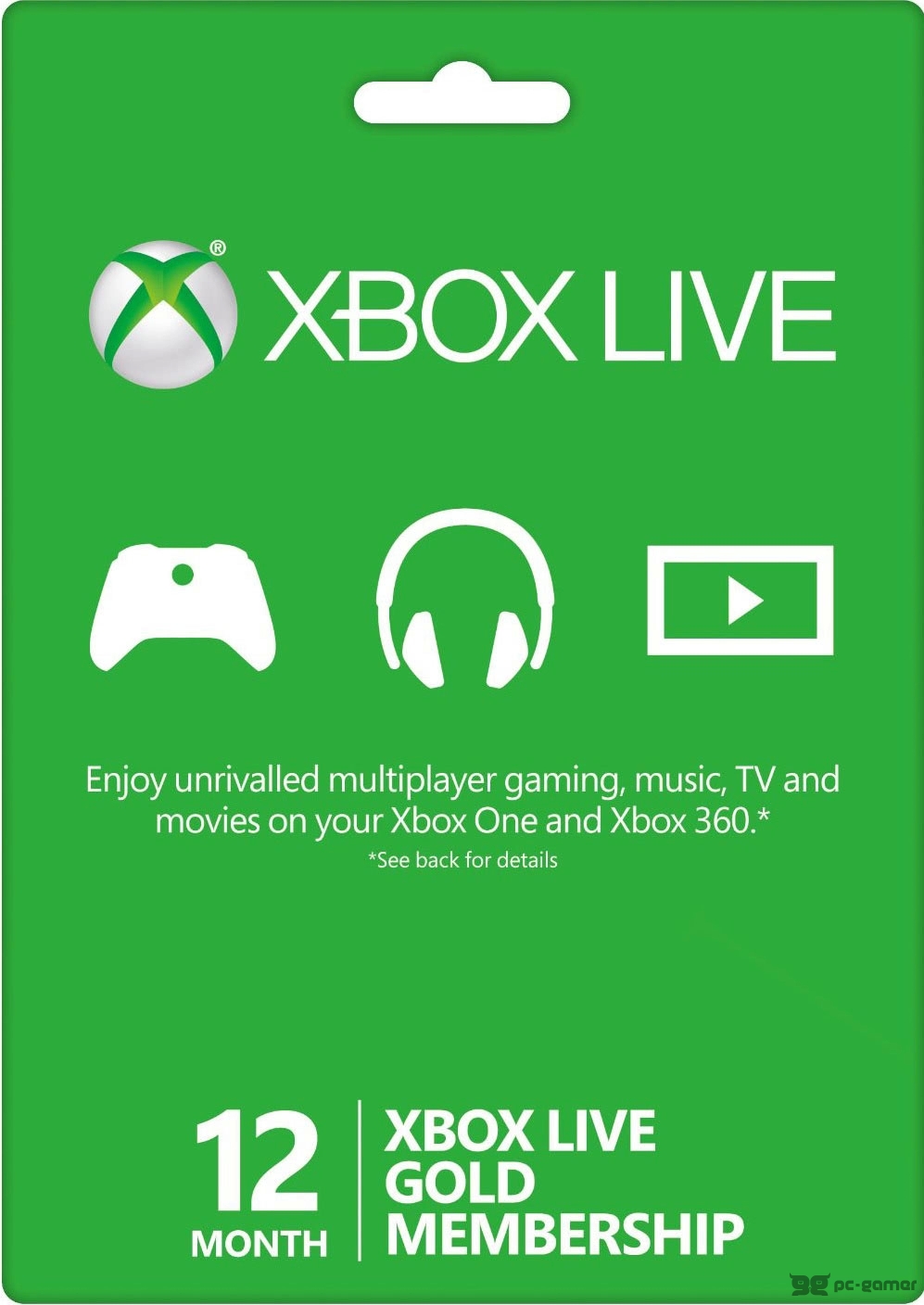 Xbox Live GOLD Subscription Card 12 EUROPE