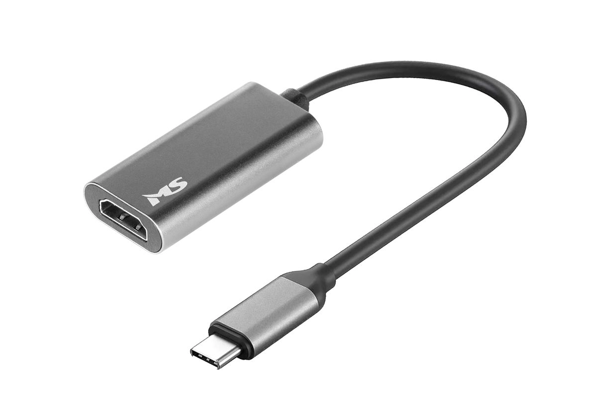 CC USB C -> HDMI F adapter, 20cm, 4K/60Hz, V-HC300, MS
