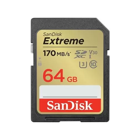 MEM SD 64GB Sandisk Extreme UHS-I Card