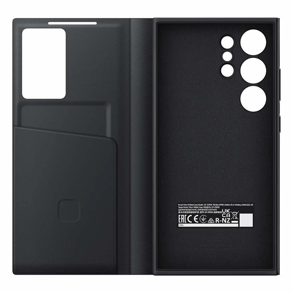 Samsung EF-ZS928CBEGWW Smart View Wallet Case Galaxy 24 Ultra, Black
