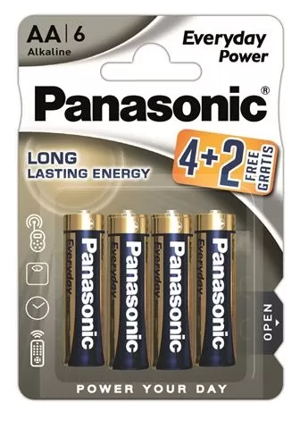 PANASONIC baterije LR6EPS/6BP -AA 6kom
