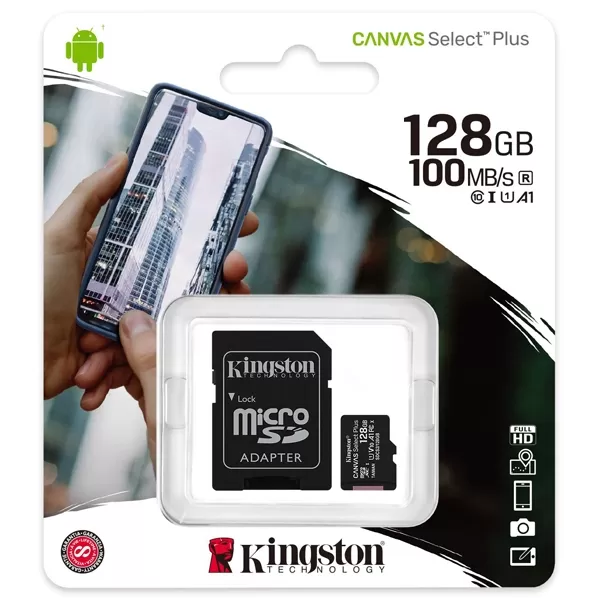 KINGSTON + SD adapter SDCS2/128GB
