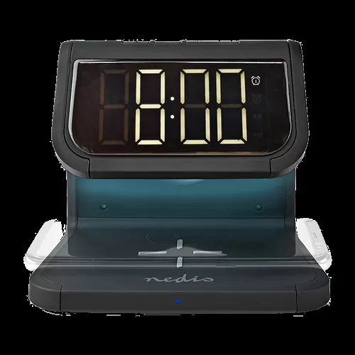 Nedis Nedis Alarm clock with wireless charging