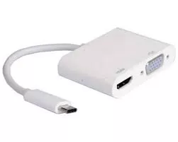 E-GREEN E-GREEN Adapter USB 3.1 tip C (M) - HDMI +VGA+2xUS