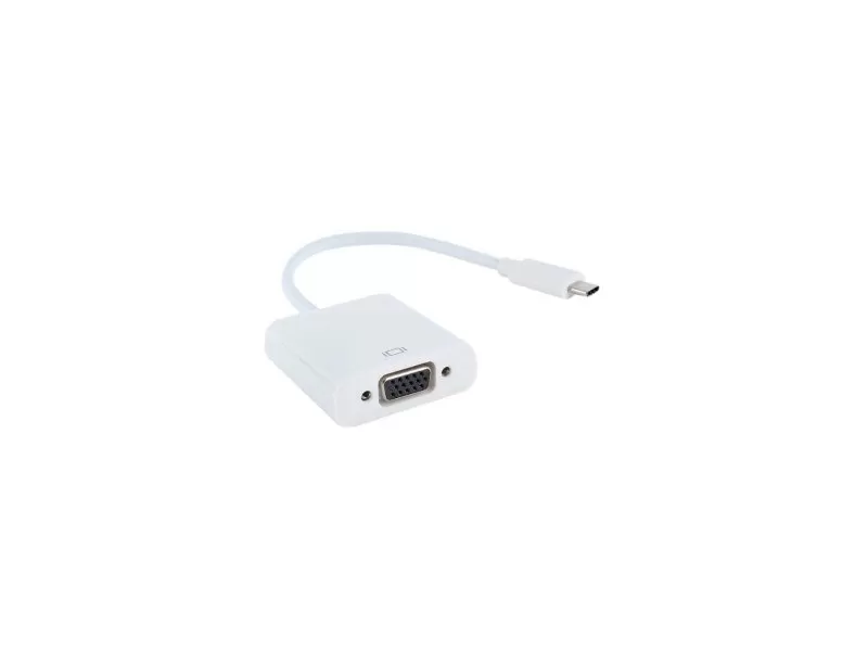 E-GREEN E-GREEN Adapter USB tip C (M) - VGA (F), bijeli 