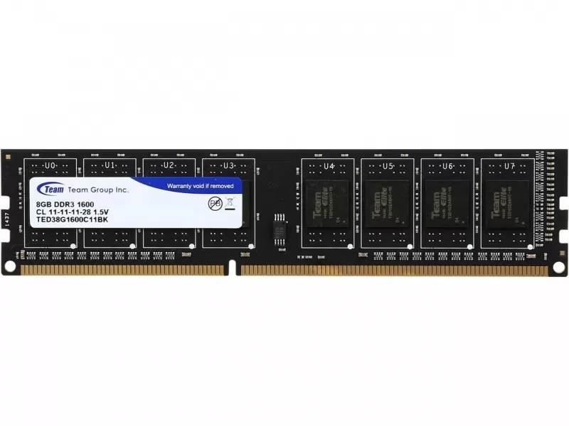 TeamGroup TeamGroup RAM 8GB 1600MHz DDR3 CL11 1.5V