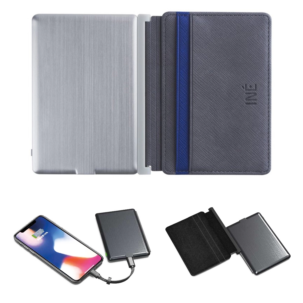 Xoopar INE - Wallet & Charger - VL Gray
