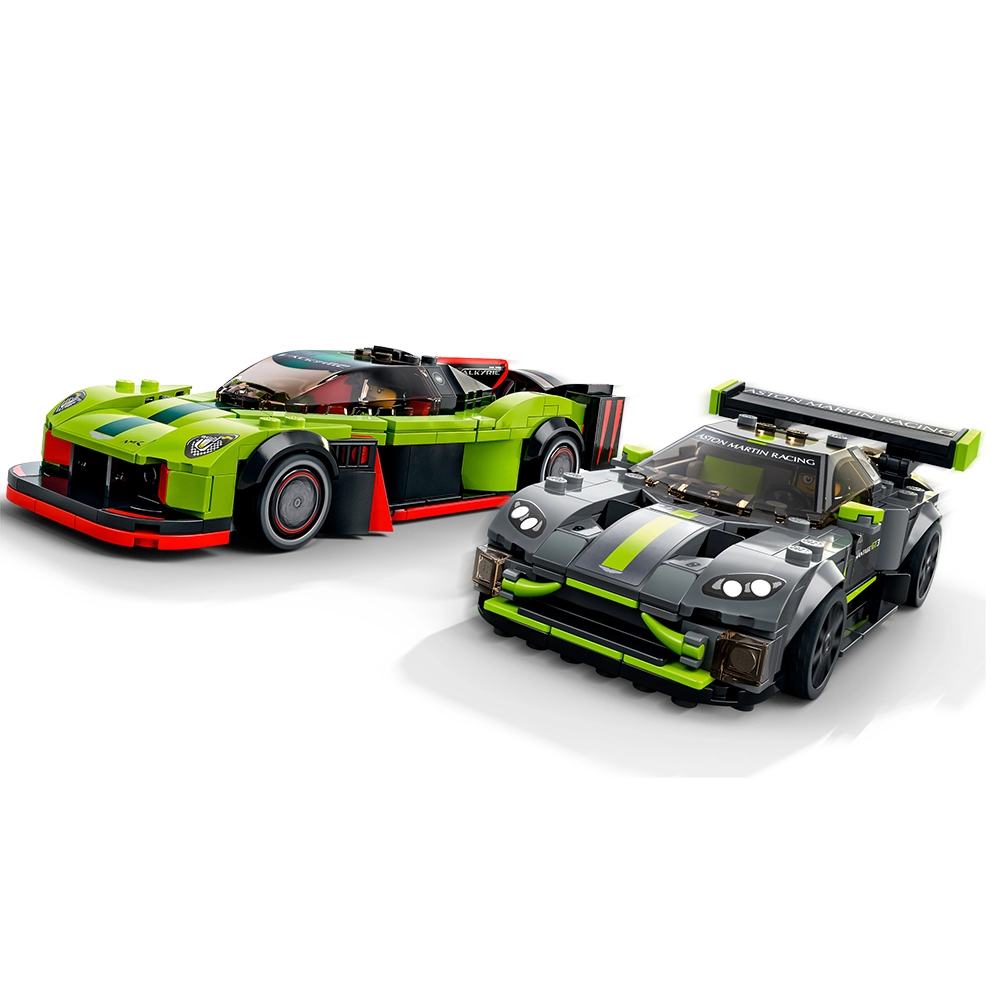 LEGO Aston Martin Valkyrie AMR Pro and Aston Martin Vantage GT3 