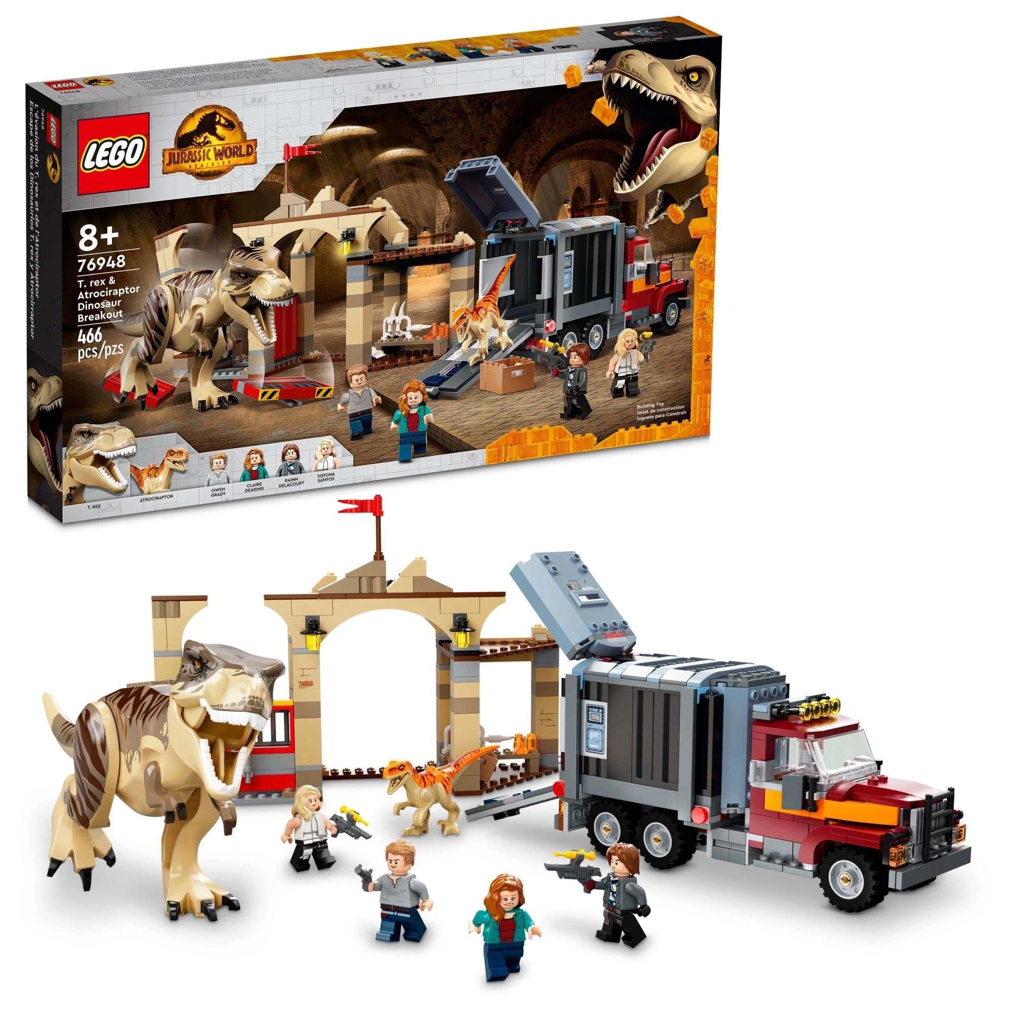 LEGO T. rex & Atrociraptor Dinosaur Breakout