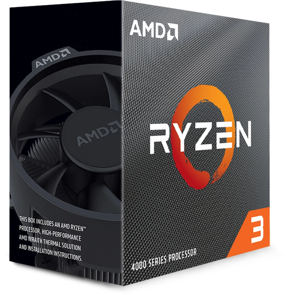 AMD CPU Ryzen 3 4100 (4GHz, 4MB Cache) Box, no VGA