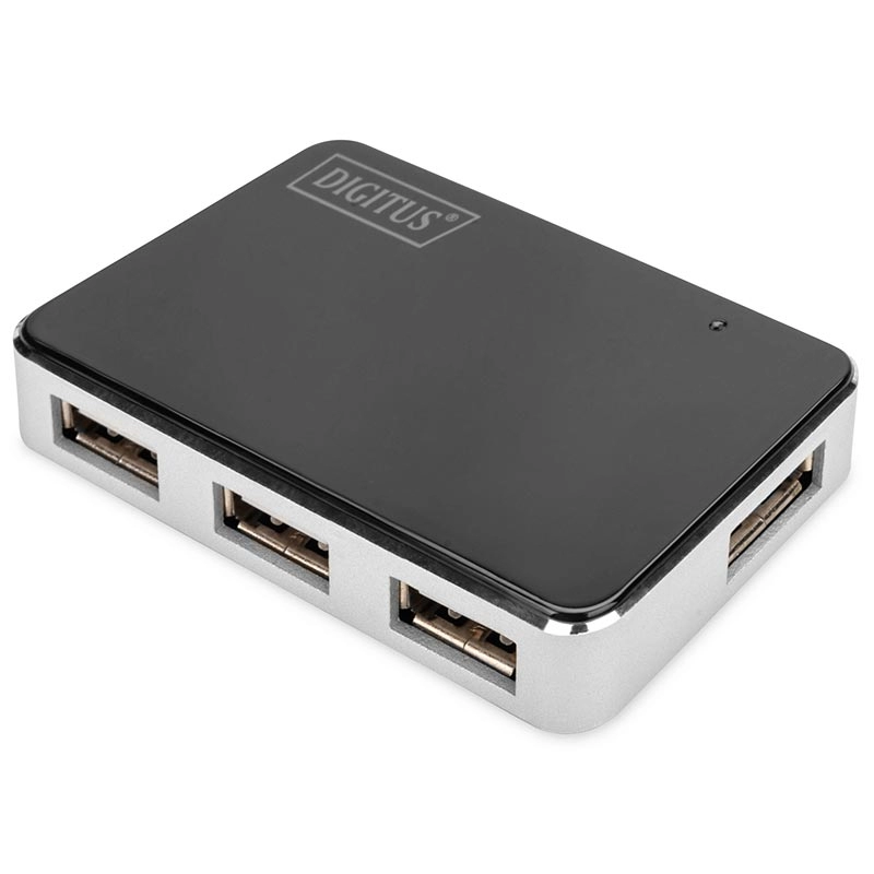 Digitus Digitus Adapter USB 2.0, 4-Port Hub, 4x USB A/F, 1