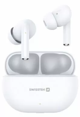 Swissten Slušalice Bluetooth TWS PRO TUNE Bijele