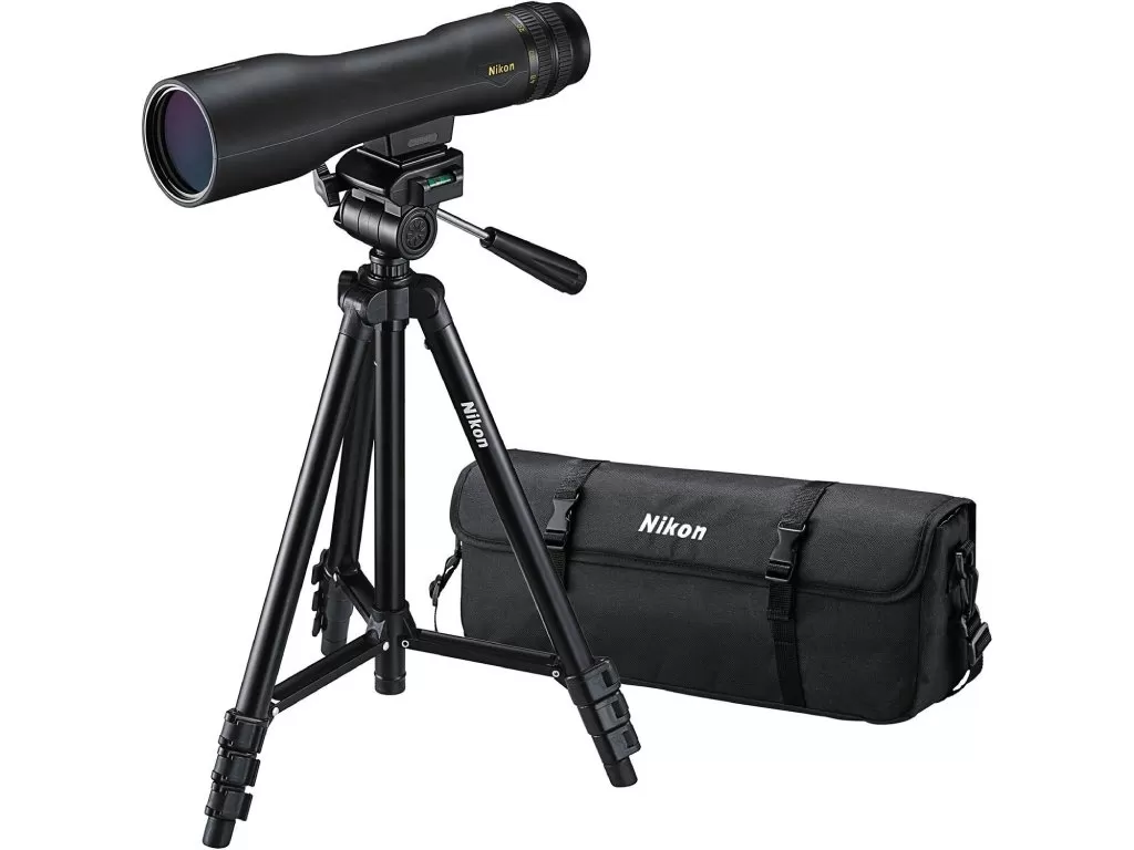 NIKON PROSTAFF 3 Fieldscope 16-48x60mm Outfit Compact Tripod and Carry Case