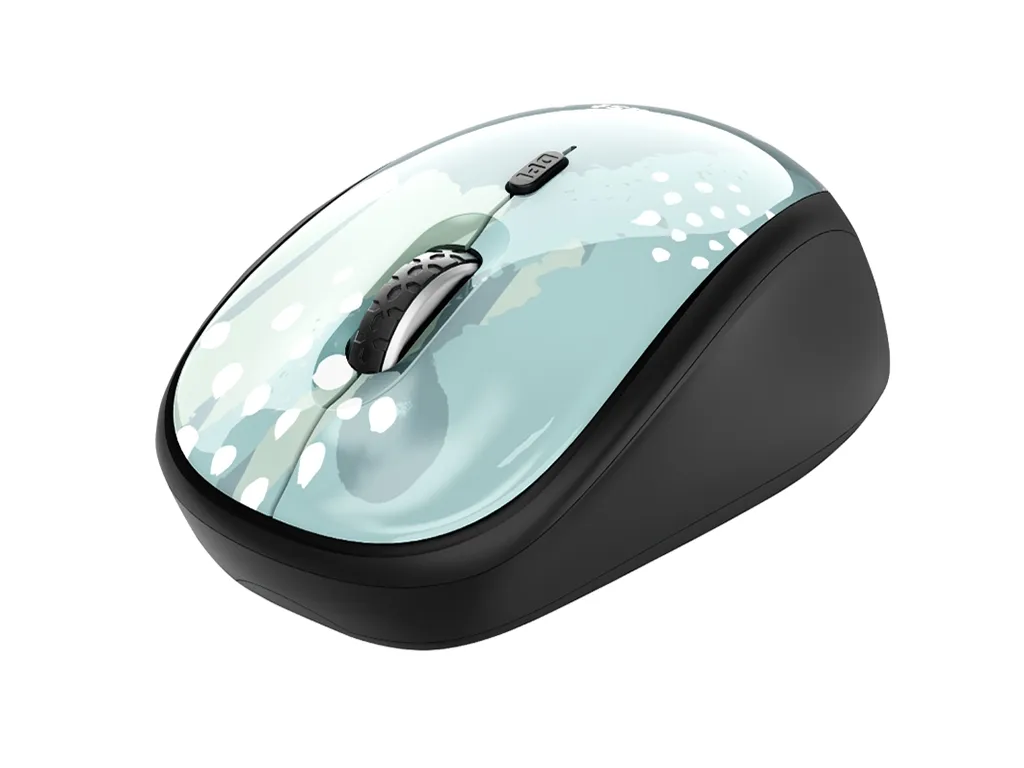 TRUST Yvi Compact Wireless Mouse - Blue Brush