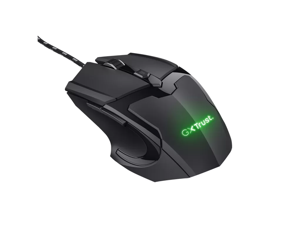 TRUST Basics Gaming Mouse, 4800 dpi, 6 buttons, illumination