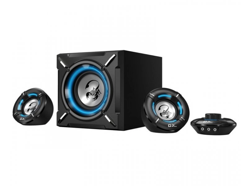 GENIUS SW-G2.1 1000 2.1 Gaming Speaker System, Total power output 26 W, RCA / 3.5 mm, 1.5 m