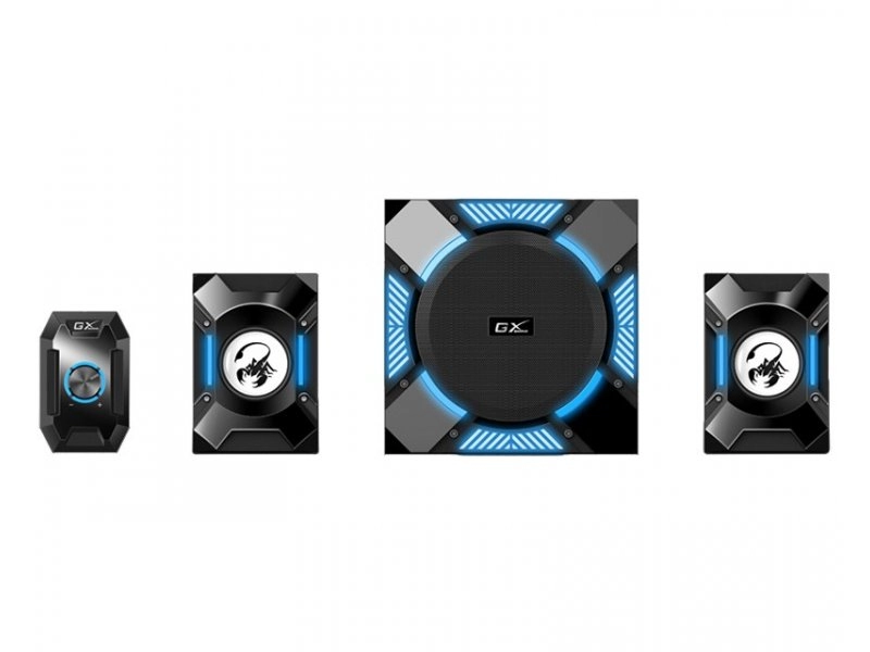 GENIUS SW-G2.1 1200 2.1 Gaming Speaker System, Total power output 36 W, RCA / 3.5 mm, 1.5 m