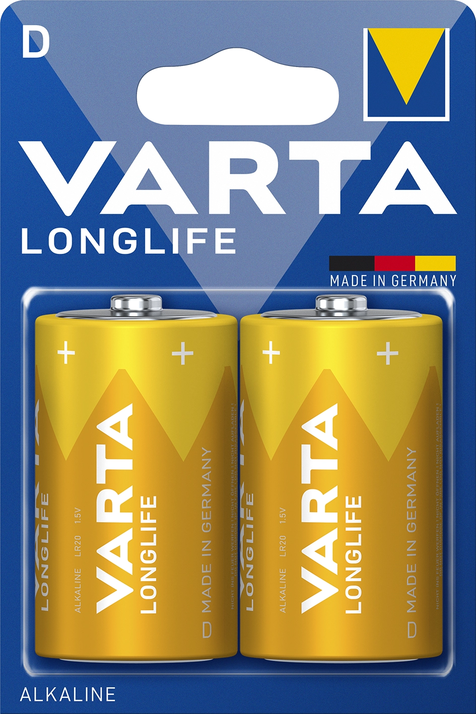 Alkalna baterija Longlife LR20 2/1 Varta