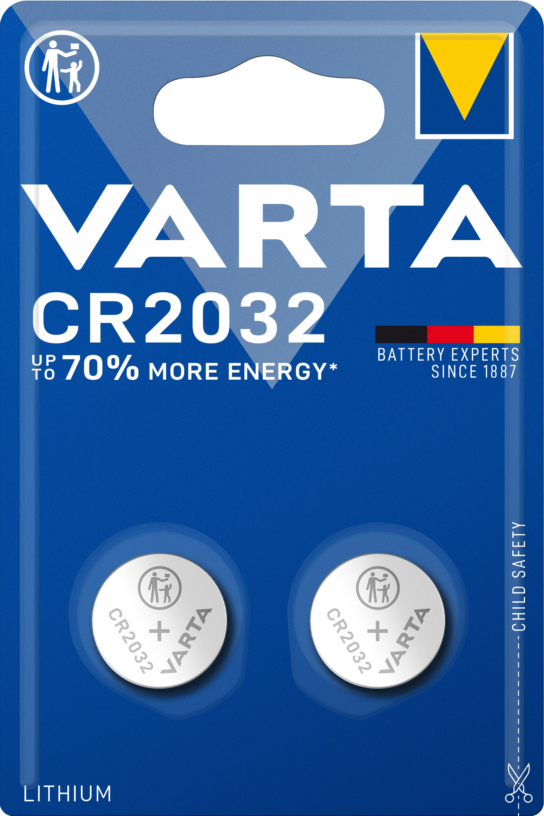Litijumska dugme baterija CR2032 2/1 Varta