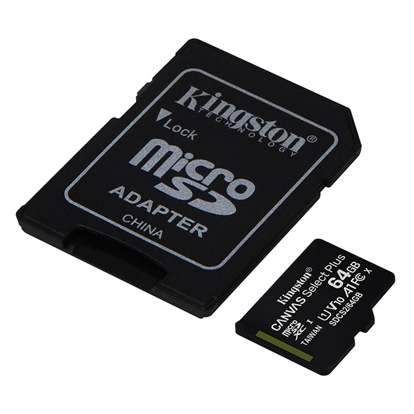 Kingston Kingston MMC Micro SDHC 64GB Canvas Select Plus C1