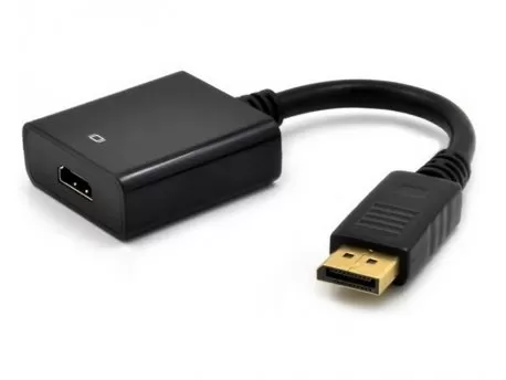 E-GREEN E-GREEN Adapter DisplayPort (M) - HDMI (F) crni