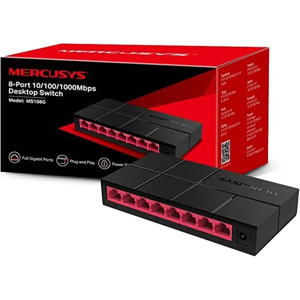Mercusys MS108G gigabit desktop switch 8-Port 