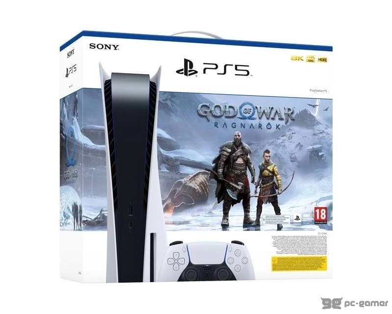  PlayStation 5 Blue Ray + God of War Ragnarok (digital code)