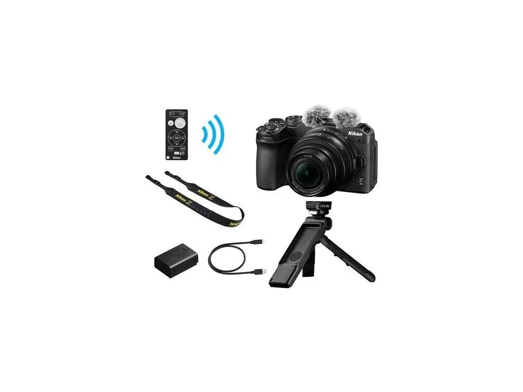 NIKON Z 30 Vlogger Kit - NIKKOR Z DX 16-50mm, Tripod grip, BT Remote Control, 20.9MP, 4K30p