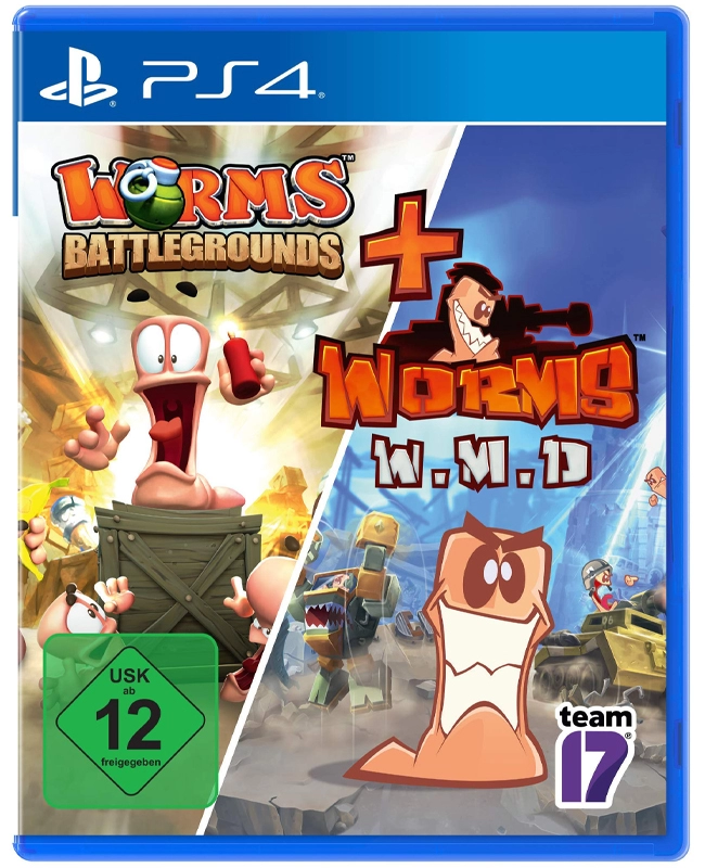 Worms Battlegrounds + Worms W.M.D. PS4