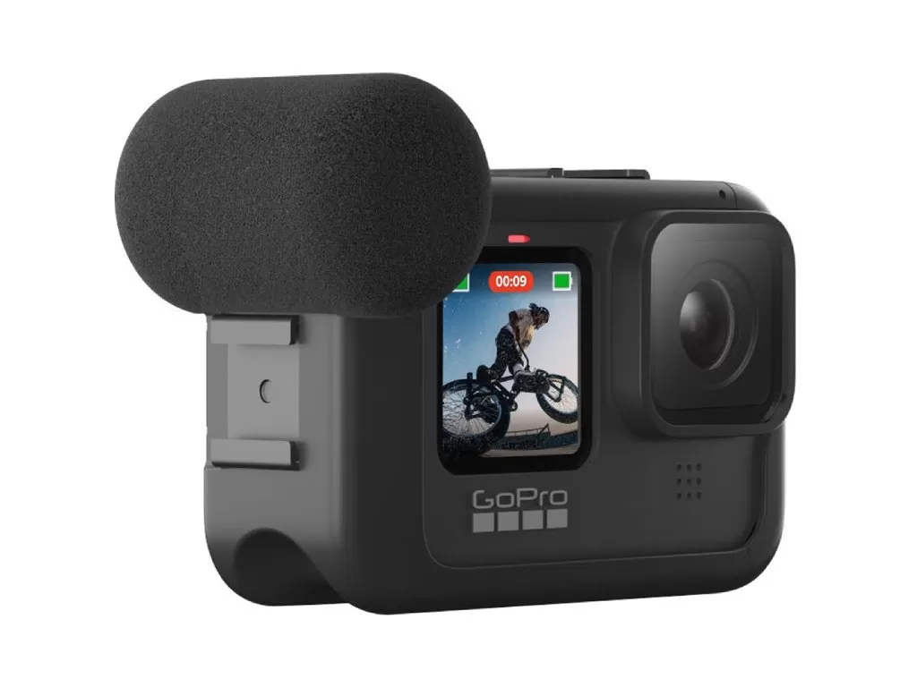 GoPro Media Mod - Directional Camera Mic + Media Ports Frame, H12 Black,H11 Black,H10 Black,H9 Black