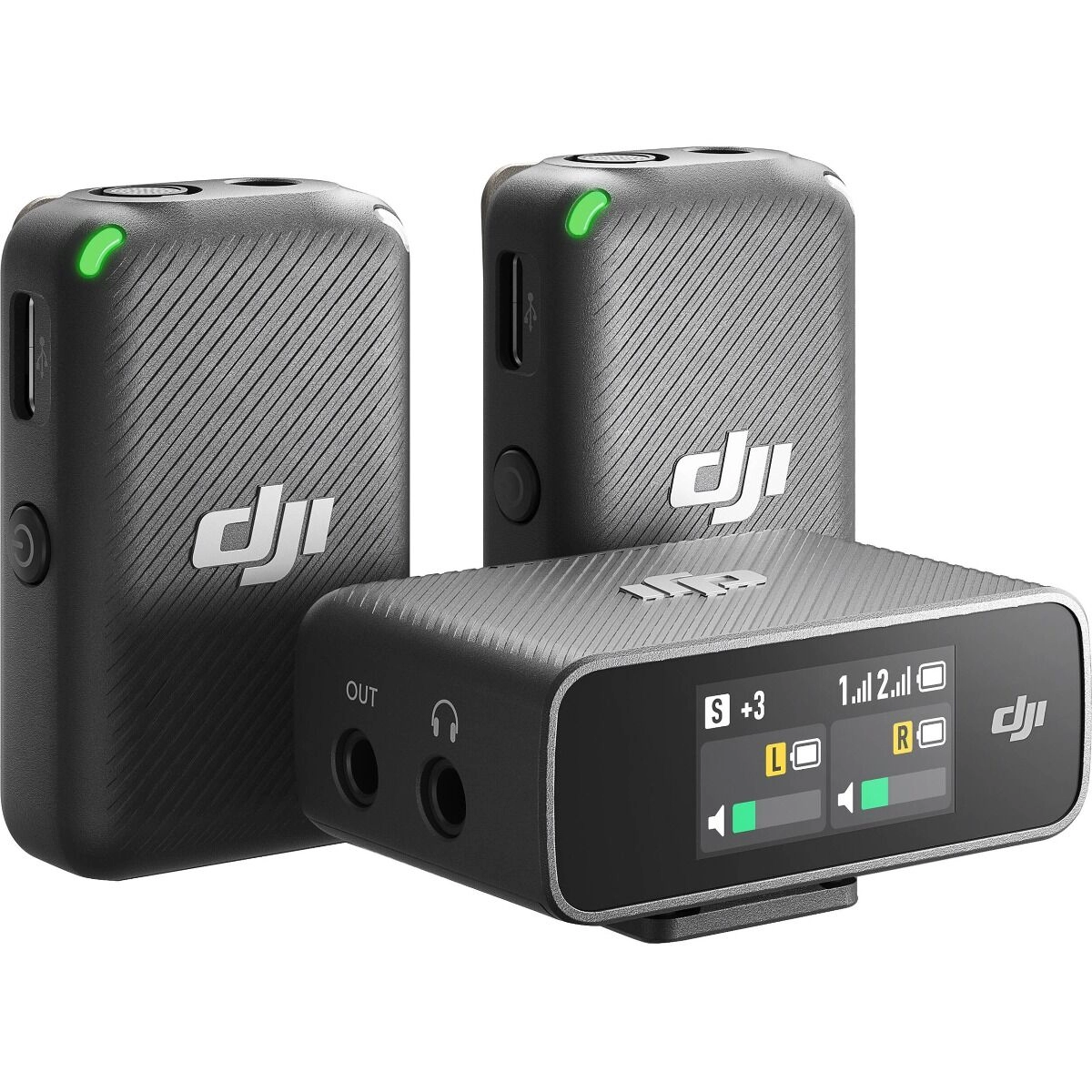 DJI Mic 2 (2 TX + 1 RX + Charging Case) - Wireless microphone system