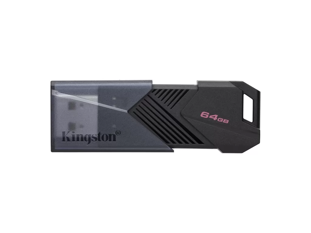 KINGSTON USB DISK DataTraveler Exodia Onyx 64GB USB 3.2 Black, Moving cap design