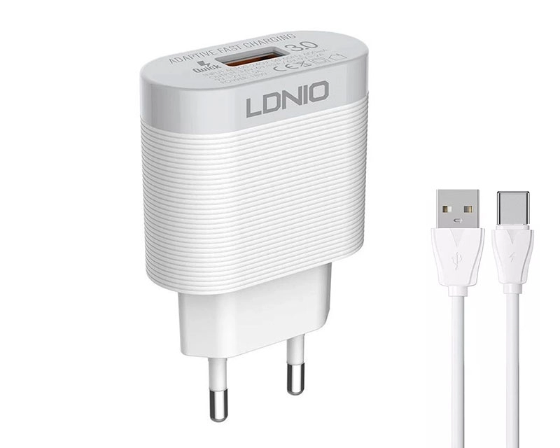 LDNIO A303Q USB Tip C QC 3.0 Fast Charging  punja