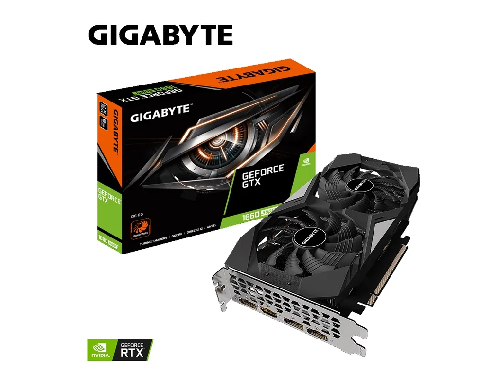 Gigabyte nVidia GeForce GTX 1660 SUPER 6GB 192bit GV-N166SD6-6GD