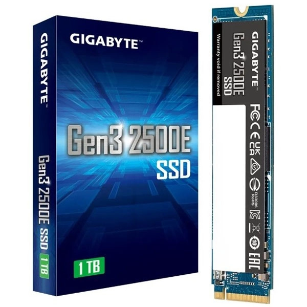 GIGABYTE 1TB M.2 PCIe Gen3 x4 NVMe 2500E SSD G325E1TB