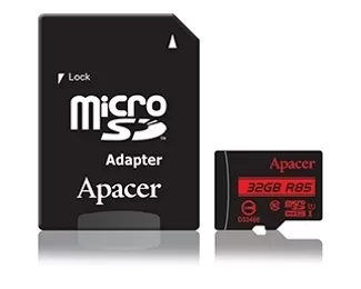 APACER UHS-I U1 MicroSDHC 32GB class 10 + Adapter AP32GMC