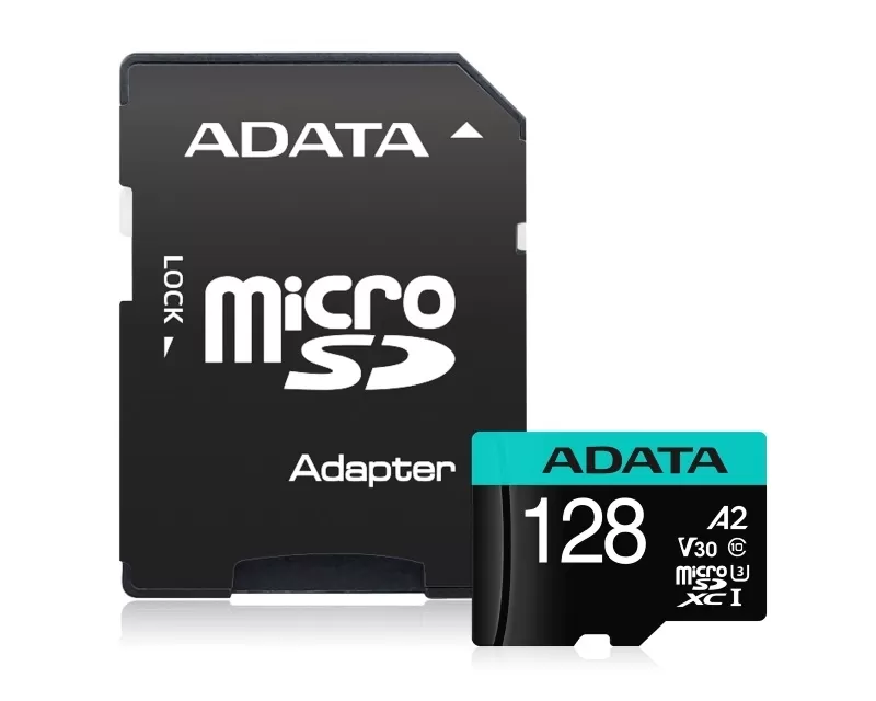 A-DATA UHS-I U3 MicroSDHC 128GB V30S class 10 + adapter A