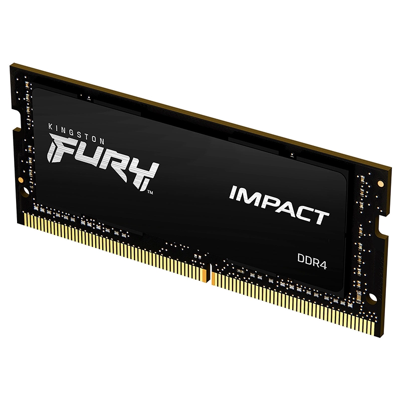 KINGSTON SODIMM FURY Impact 16GB 2666MHz DDR4 Black, CL16, 260-Pin, Notebook