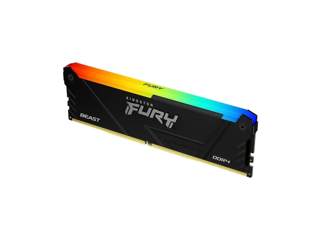 KINGSTON FURY Beast RGB 16GB 3600MHz DDR4 Black, CL18, 288-Pin